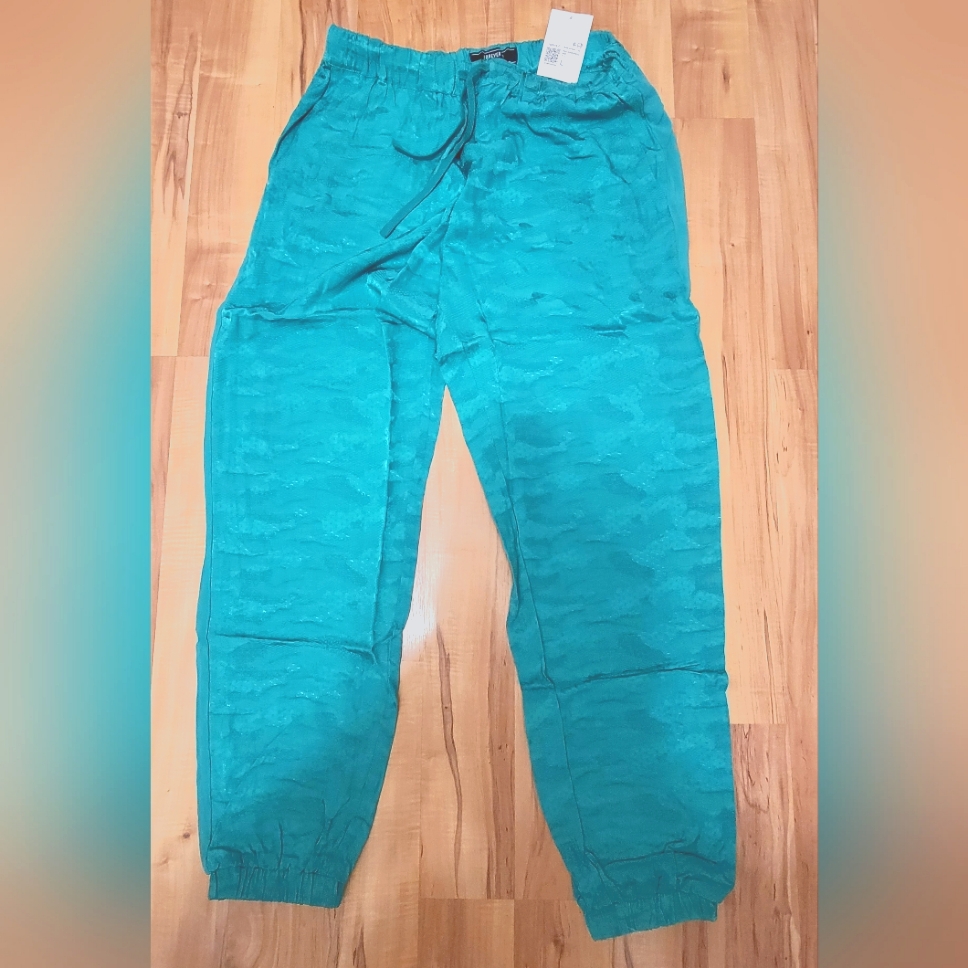 Brand New Jacquard Drawstring Joggers Pants Retails 35